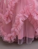 Iridescent Butterfly Tulle Gown