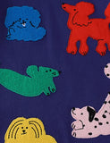Hunde Applique T-shirt