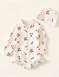 Upgraded Sunscreen Shell Print Long-sleeved Swimsuit
