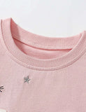 Dansende mus i tyl kortærmet sweatshirt