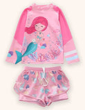 Mermaid Long Sleeve Sports Swimsuit