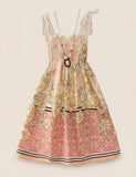 Bohemian Print Family Matching Dress