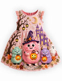 Monster Pumpkin Halloween Bash Party Dress