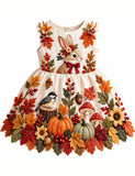 Harvest Bunny Festival Party Dress