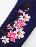 Blomsterbroderede leggings