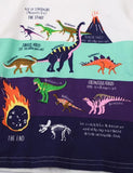 Dinosaur Evolution T-shirt med tryk