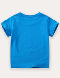 Dinosaur Print Short-sleeved T-shirt