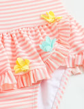 Cute Three-dimensional Flower One-piece Swimsuit