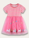 Rabbit Appliqué Tulle Dress - Mini Taylor