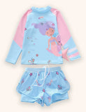Mermaid Long Sleeve Sports Swimsuit