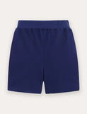 Cartoon Dinosaur Applique Shorts