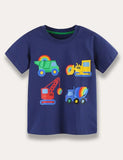 Engineering Truck Printed T-Shirt