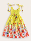 Bohemian Print Family Matching Dress