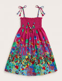 Bohemian Print Family Matching Dress