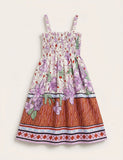 Bohemian Print Family Matching Dress