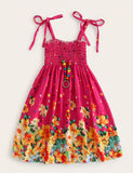 Bohemian Print Family Matching Dress