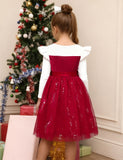 Tulle Print Bow Dress