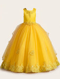 Pearl Trailing Evening Wedding Dress