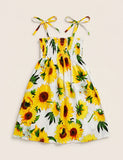 Bohemian Print Family Matching Dress