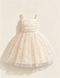 Pearl Sequin Tulle Princess Dress