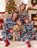 Christmas Hooded Printed Family Matching Pajamas