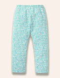 Leggings med blomsterprint