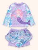 Mermaid Long Sleeve Sports Swimsuit