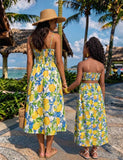 Mom and Me Romantic Suspender Holiday Dress