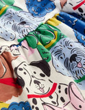 Doggy printet sweatshirtkjole