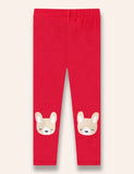 Søde dyreapplikations-leggings