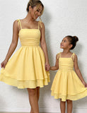 Mom and Me Suspender Dress