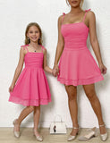 Mom and Me Suspender Dress
