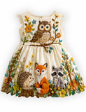 Animal Friends Woodland Party Dress