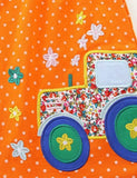 Gepunktetes Kleid mit Truck-Applikation von Country Life
