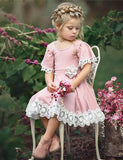 Three-dimensional Floral Lace Dress