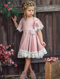 Three-dimensional Floral Lace Dress