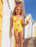 Cute Flamingo One-piece Swimsuit