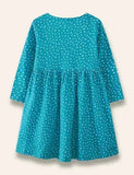 Butterfly Birdy Appliqué Dotted Dress
