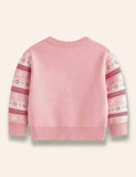 Christmas Cute Reindeer Printed Sweater