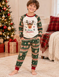 Christmas Reindeer Print Family Matching Pajamas