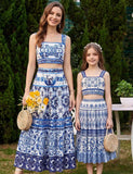 Mom and Me Sling Vest & Long Skirt