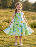 Cute Bow Print Dress