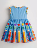Clearance Sale - Back to School Rainbow Pencil Dress