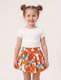 Floral Printed Cotton Skort