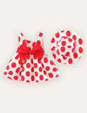 Baby Printed Dress + Hat