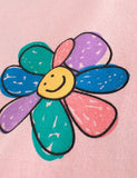 Cute Flower Print T-shirt