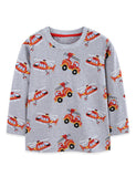 Cartoon Printed Long Sleeve T-Shirt