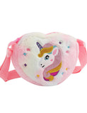 Cartoon Unicorn Embroidered Shoulder Bag