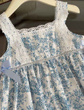 Floral Suspender Bow Dress