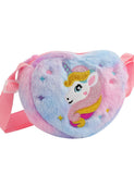 Cartoon Unicorn Embroidered Shoulder Bag